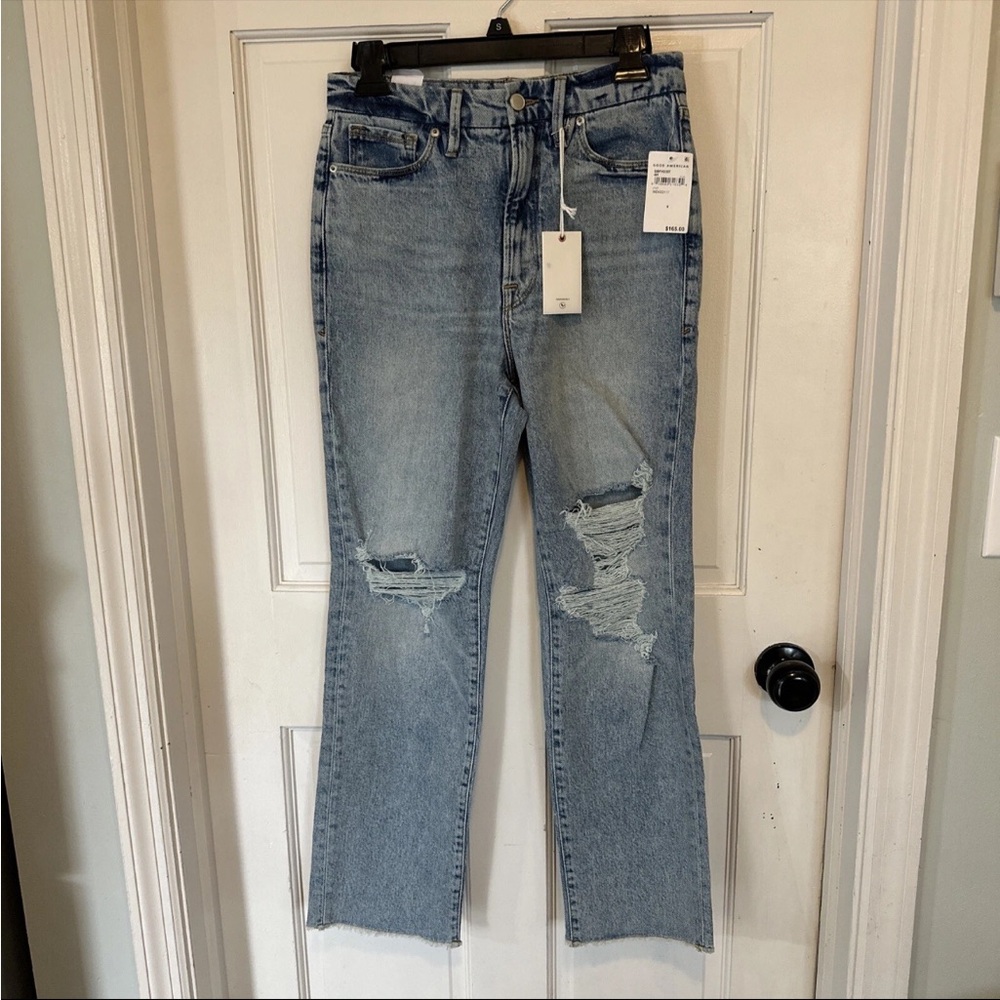 Good American Boyfriend Jean NWT 4/27